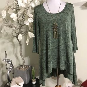 JAIPUR GREEN STRETCH TUNIC